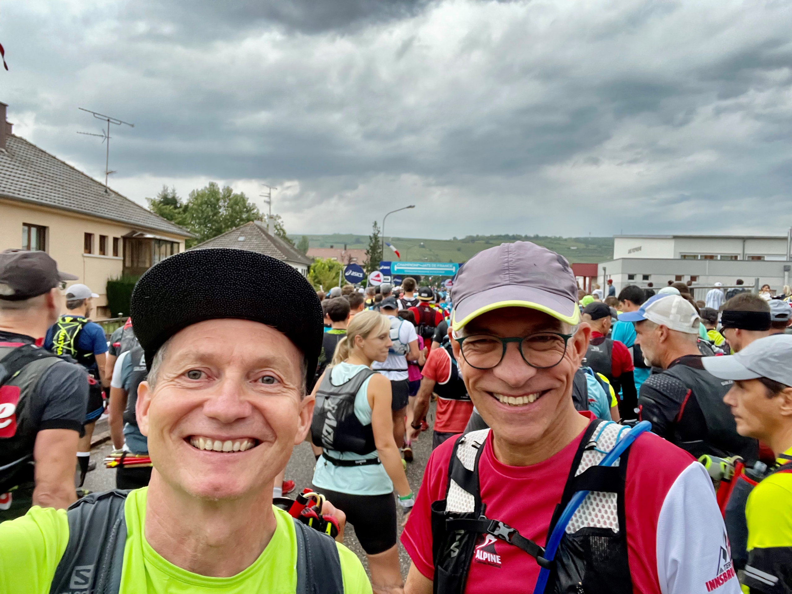 Vor dem Start: Volker Dörr und Klaus Zimmermann