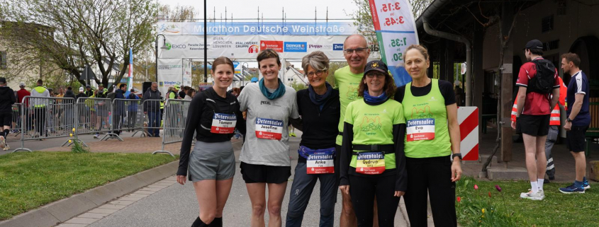 Das Team des RC Vorwärts beim Weinstraßen-Marathon