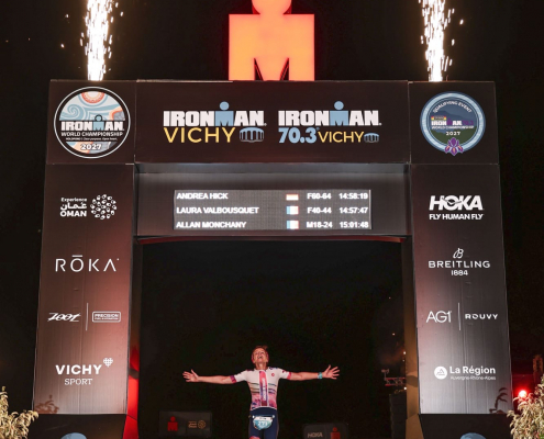 Zieleinlauf Andrea Hick_Ironman Hawaii_23.08.2026